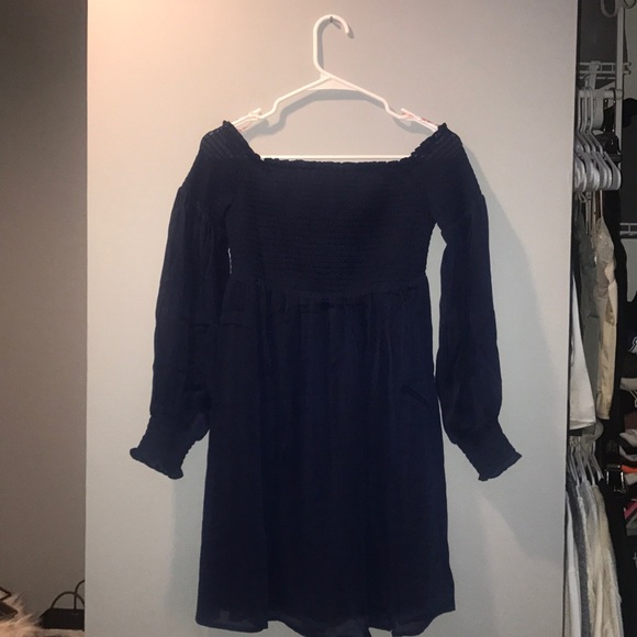 VICI TRENDY YOU SMOCKED OFF THE SHOULDER DRESS - Picture 2 of 4